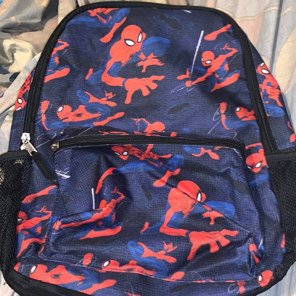 Spiderman Marvel All Over Print Full Size 16 Backpack